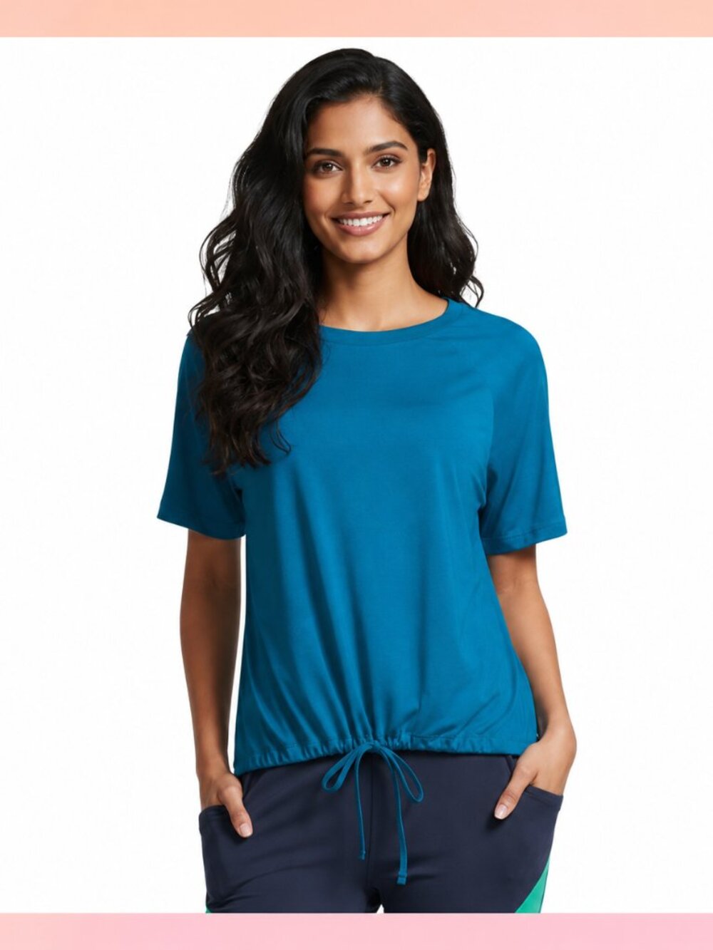 Avia XXL Oversized Teal T-Shirt Short Sleeve Activewear Relaxed Fit Top